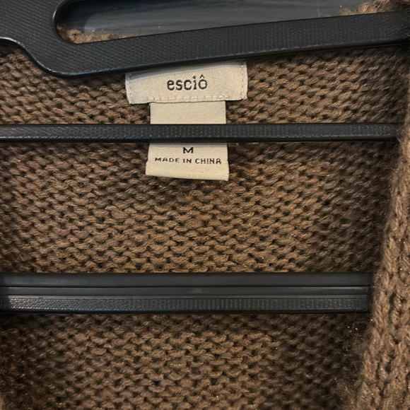 Brown cap sleeve sweater - Picture 2 of 5